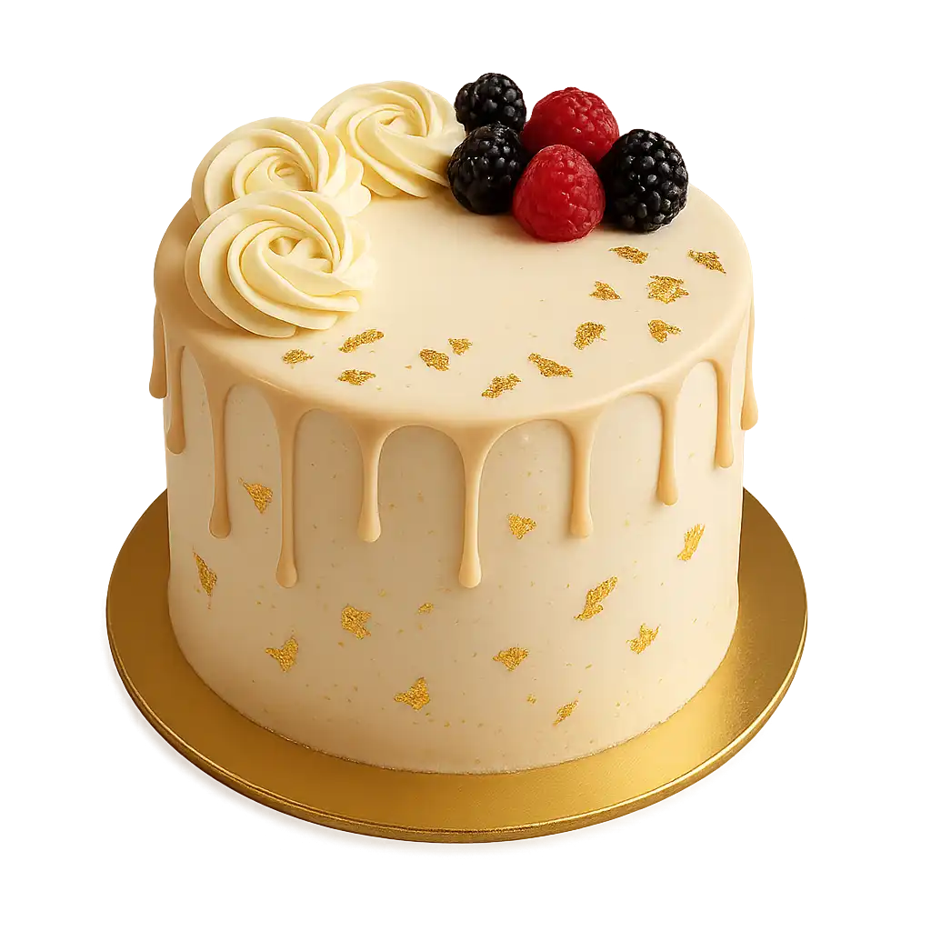 Imagen de un pastel elegante